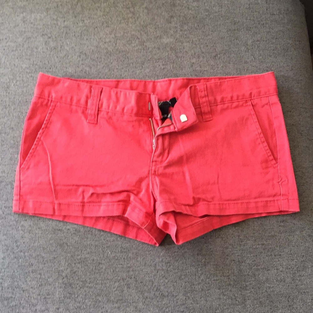Pink/coral Hurley shorts size 5